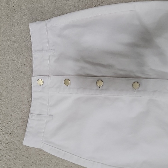 Triarchy button down denim midi skirt Sz 25 NWT - Picture 4 of 9